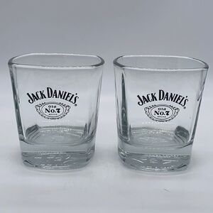 Jack Daniels Glass Whiskey Glasses Set of 2